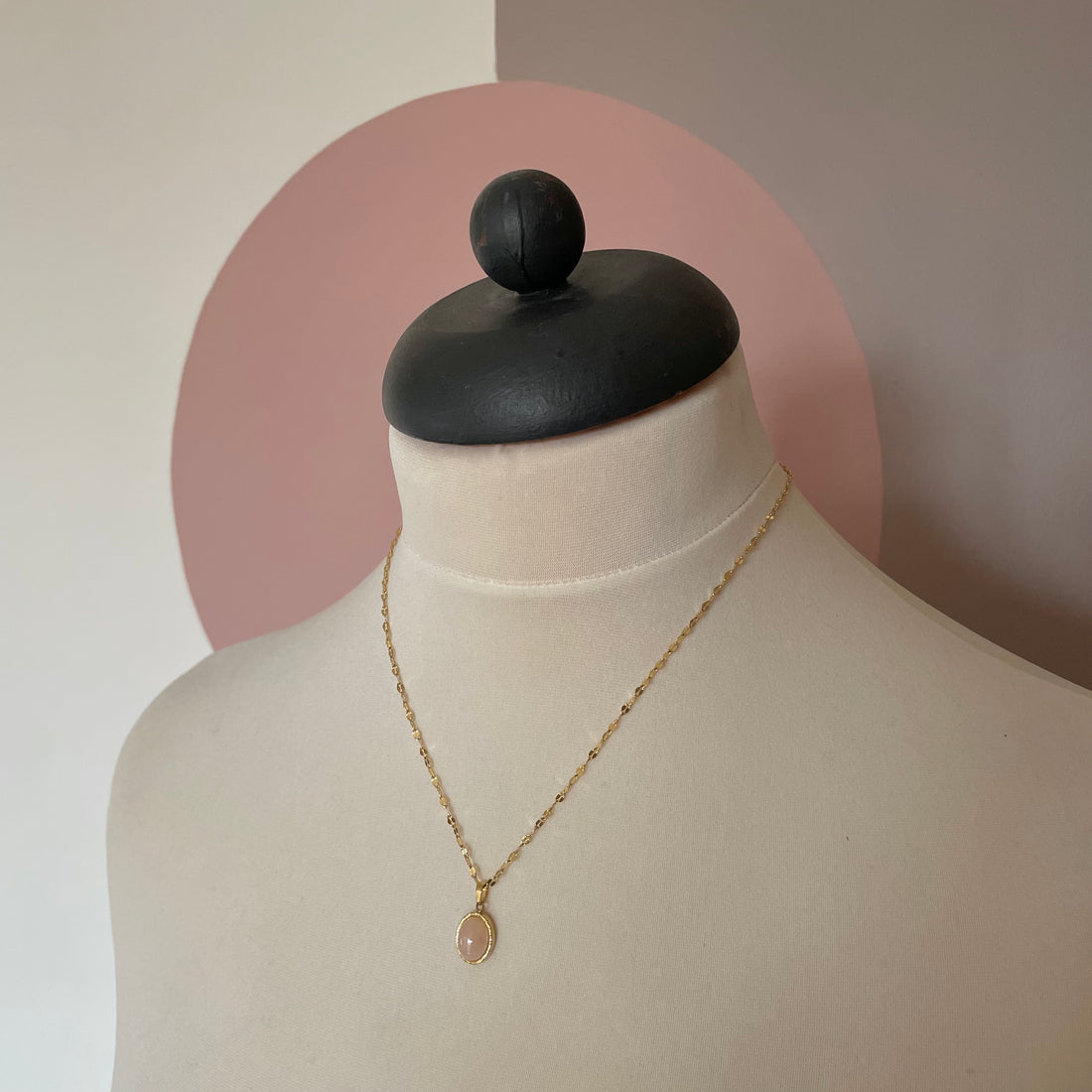 Everyday Rose Quartz Necklace – Necklace – Little Nell Jewellery