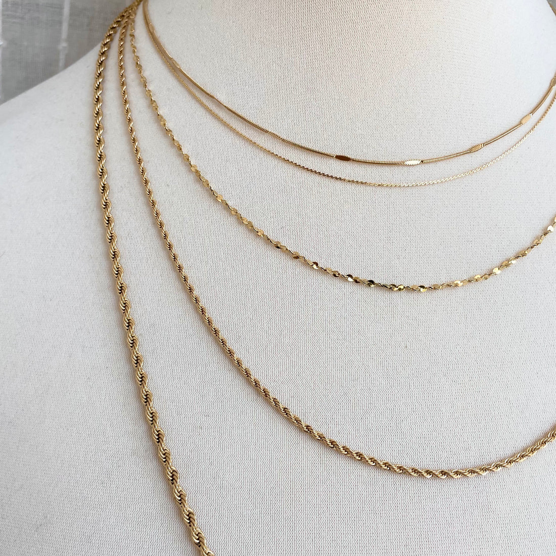 Everyday Basic Chains – Necklace – Little Nell Jewellery