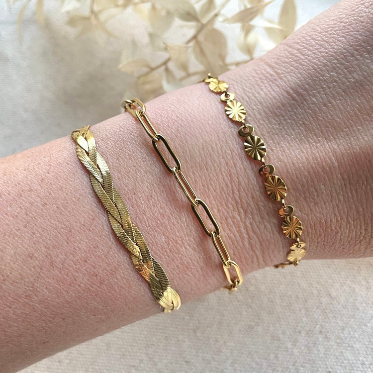 Everyday Long Link Chain Bracelet – Bracelet – Little Nell Jewellery